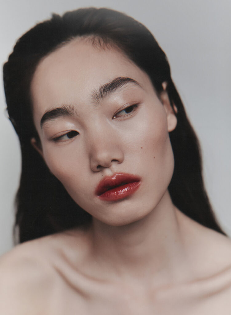 beauty - blurred korean lips - glam - photographer luciana lorizzo - makeup edoardo de falco - w-mmanagement - milano - agency