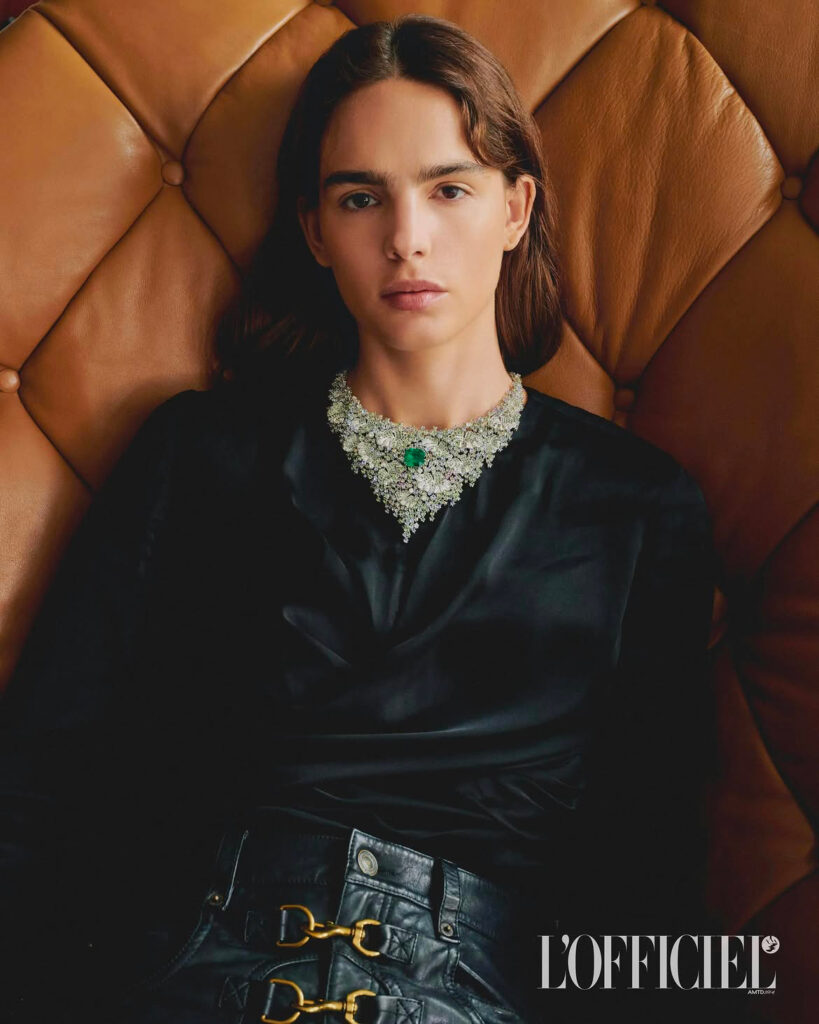 l'officiel italia - model matilde buoso - photographer luca soncini - hair giacomo selvaggio - w-mmanagement - milano - agency